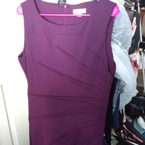 Wine Calvin Klein Dress